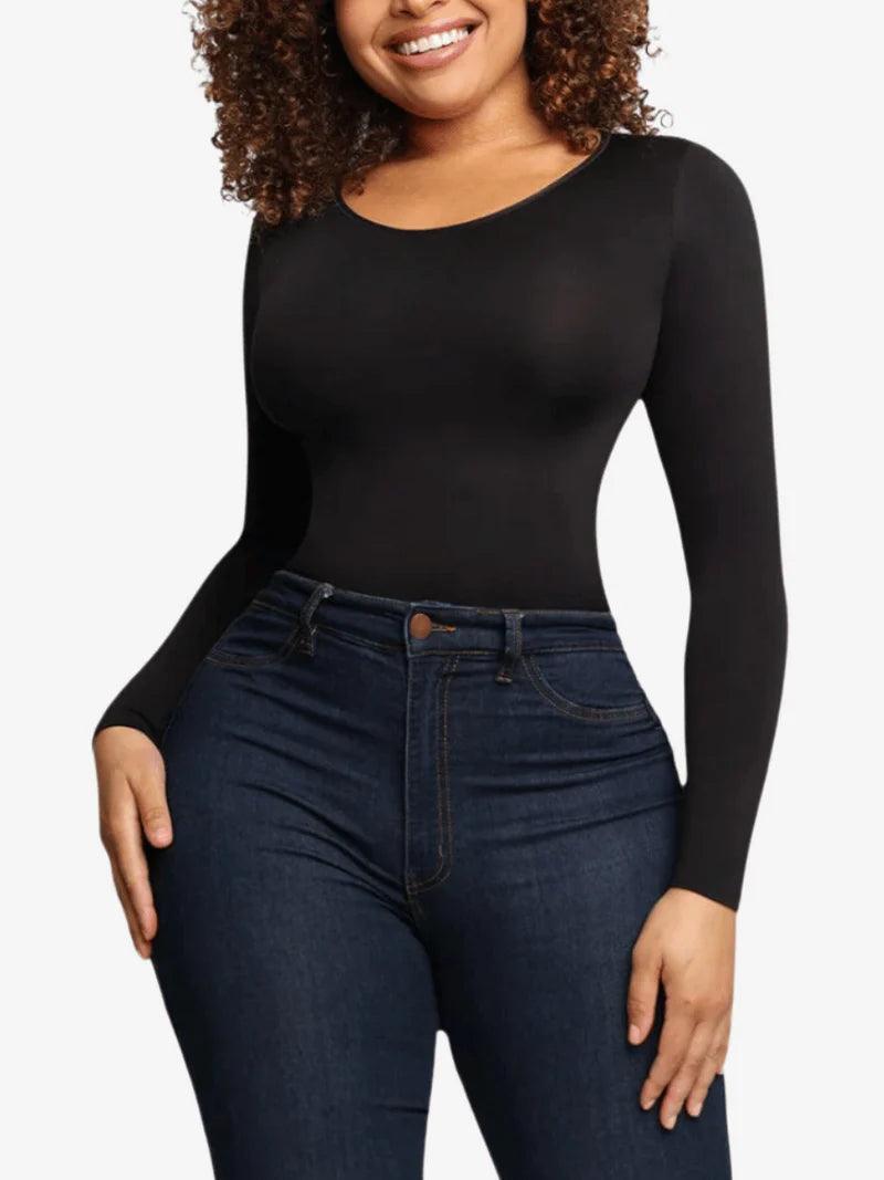 Long Sleeve Snatched Shapewear Bodysuit