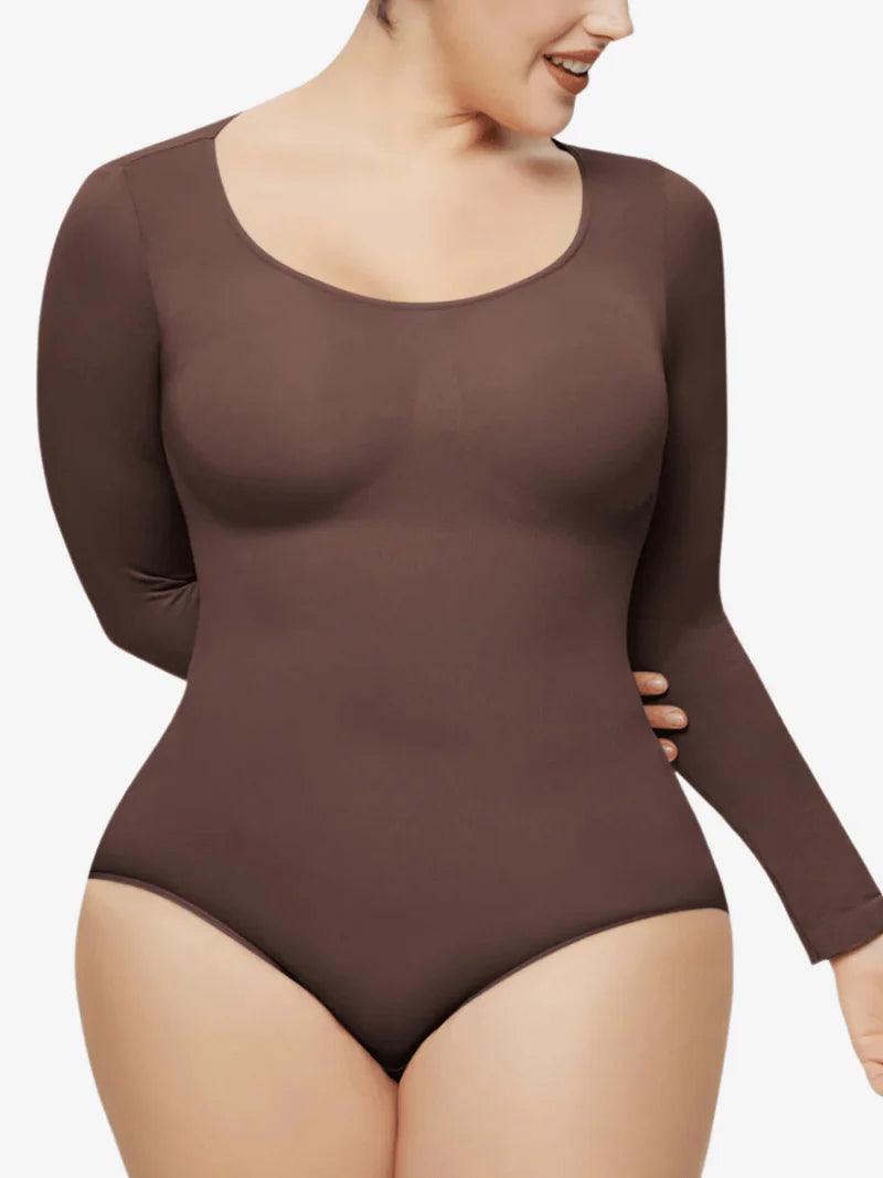 Long Sleeve Snatched Shapewear Bodysuit