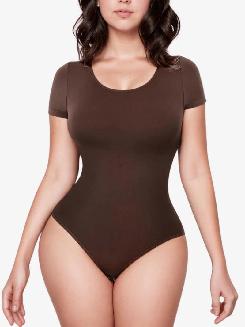 Short Sleeve Snatched Shapewear Bodysuit